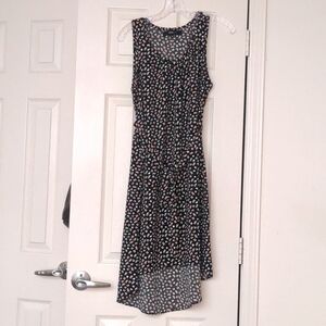 Maternity Hi-Lo Floral Print Dress